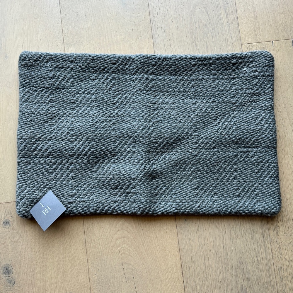 Restoration Hardware Gray Accent Pillow